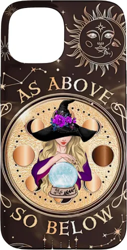 Vista 6 de iPhone 16 Witch Halloween Day - As Above - So Below Case