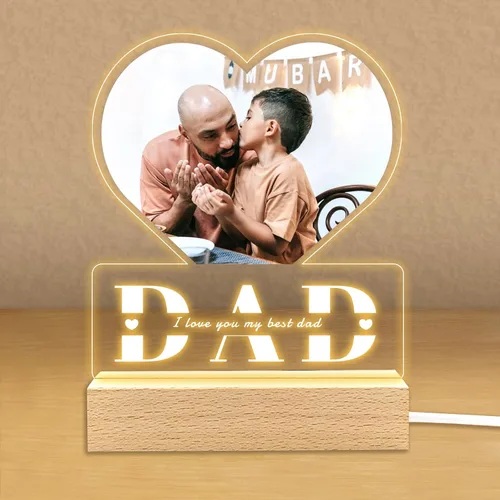 Vista 20 de Regalos de fotos personalizados para novio, novia, mujer, pareja, marcos de fotos personalizados, placa acrílica, luz nocturna para mejor amigo