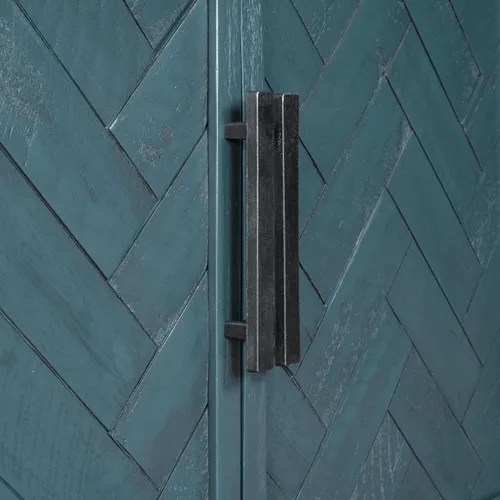 Vista 8 de Accent - Armario de almacenamiento para bufé con estante ajustable y 2 puertas, consola moderna, mesa de entrada, aparador para pasillo, comedor