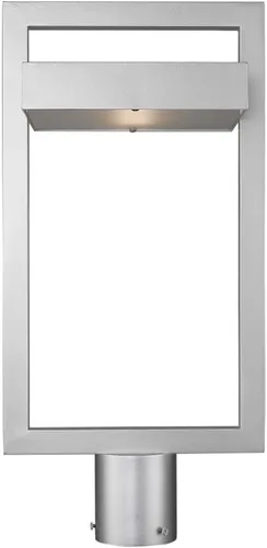 Vista 4 de Z-Lite 566PHBR-SL-LED - Accesorio de montaje en poste para exteriores, 1 luz, color plateado