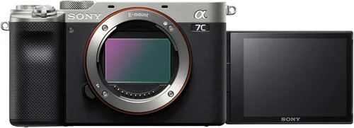 Vista 3 de Sony - Cámara sin espejo Alpha 7C de fotograma completo - Plata (renovada)
