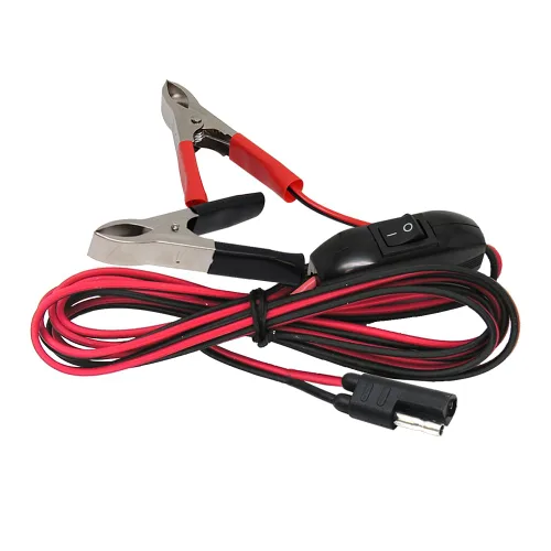 Vista 6 de Valley Industries Arnés de cables de abrazadera de cocodrilo resistente de 12 voltios - 12 AWG, 20 amperios, 8 pies