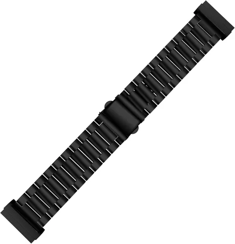Vista 4 de Correa de acero inoxidable compatible con Fitbit Versa 4 / Fitbit Sense 2 / Fitbit Versa 3 / Fitbit Sense, correas de reloj de metal ajustables
