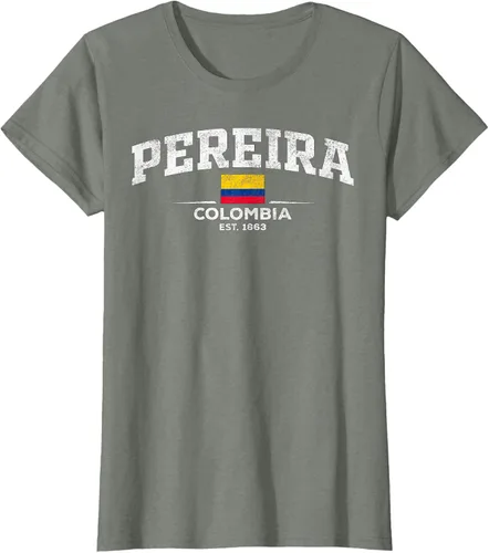 Vista 19 de Camiseta Pereira Colombia, Negro