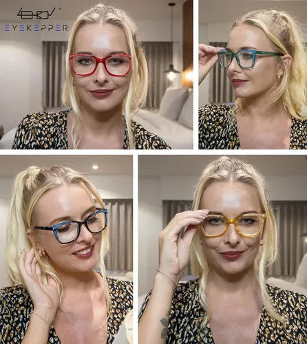 Vista 2 de Eyekepper - Lentes de lectura para mujer, diseño de ojo de gato