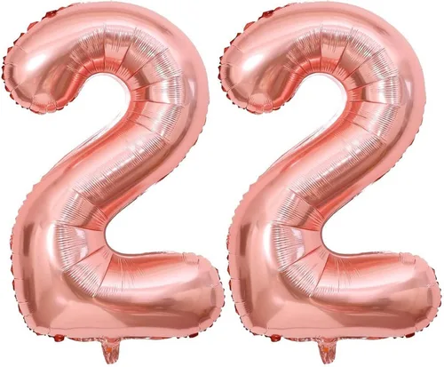 Vista 7 de Globos gigantes de número 10 de 40 pulgadas en oro rosa, 10 globos de oro rosa para cumpleaños, globos de 10 para décimo cumpleaños, aniversario