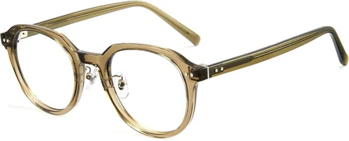 Vista 10 de Cyxus Gafas de luz azul para mujer, redondas, para computadora, con bloqueo de rayos azules, marco Tr90, antideslumbrante, tensión Round blue