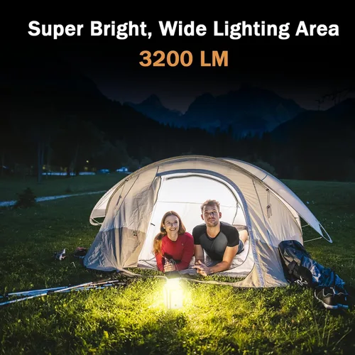 Vista 5 de Solar LED Rechargeable Emergency Camping Lantern,White Solar Rechargeable,Rechargeable Type C,Emergency Lights Hand-Crank Power Generation,Phone