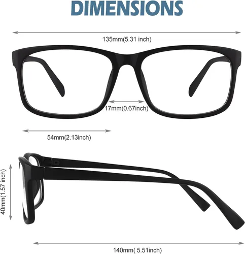 Vista 5 de Happy Store CN12 - Gafas de sol con montura cuadrada