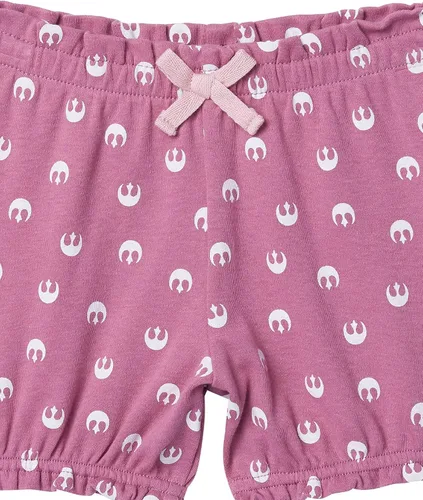 Vista 2 de Tienda Essentials Disney Star Wars Pantalones cortos de princesa para niña, multipack