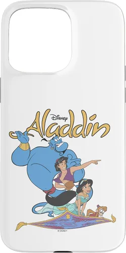 Vista 28 de Funda mágica para iPhone 16 Disney Aladdin Group Shot