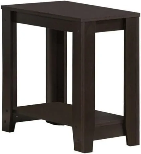 Vista 5 de Monarch Specialties mesa de lámpara lateral decorativa, 24 x 12 x 22 pulgadas, gris