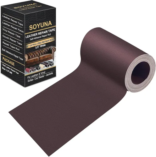 Vista 18 de Parche de reparación de cuero autoadhesivo para muebles, cinta de reparación de cuero para sofá, asiento de automóvil, silla, muebles, kit de Grano