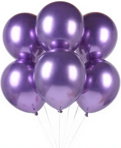 Vista 8 de Paquete de 50 globos de látex azules de 12 pulgadas para decoraciones de fiestas, globos gruesos de alta calidad para cumpleaños, baby shower