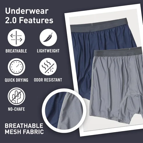 Vista 3 de Exofficio Paquete de 2 calzoncillos Give-N-Go 2.0 para hombre