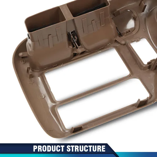 Vista 9 de PIT66 Bisel del Tablero de Instrumentos Cluster Bisel del Tablero Trim, Compatible con Chevy Blazer S10 GMC Jimmy Sonoma 1998 1999 2000 2001 2002