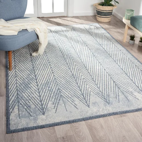 Vista 15 de LUXE WEAVERS Alfombra geométrica azul 2x8