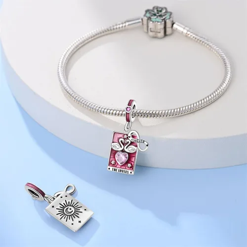 Vista 18 de KUNSIR Los abalorios se adaptan a pulseras Pandora para mujer, plata de ley 925, cuentas colgantes de joyería para niñas, dijes de feliz cumpleaños