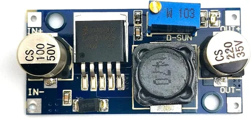 Vista 3 de FainWan 5pcs LM2596S-ADJ módulo de alimentación DC-DC Buck Regulador 3A ajustable 5V/12V/24V