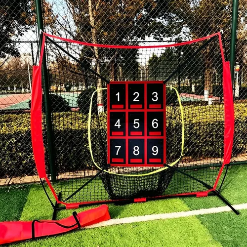 Vista 6 de Numbered Strike Zone Target for Baseball Softball net,Throwing Pitching Hitting Batting Catching Practice Targets net with 9 Target Number