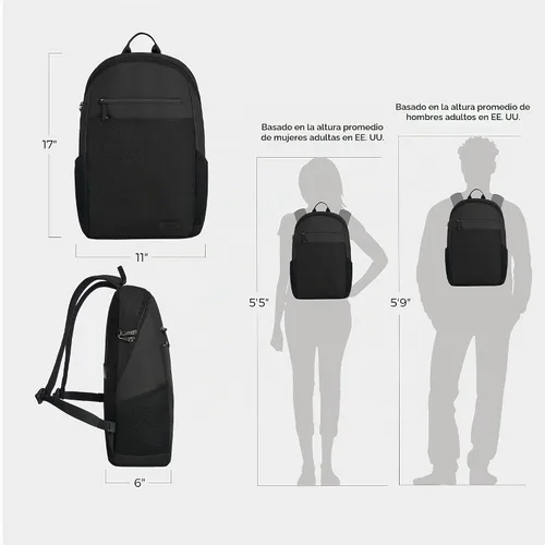 Vista 4 de Travelon Mochila antirrobo Metro con bolsa de bloqueo RFID