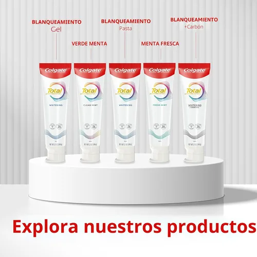 Vista 10 de Colgate Total Active Prevention - Pasta de dientes en gel blanqueador con flúor, a granel con fórmula clínicamente probada que combate las bacterias