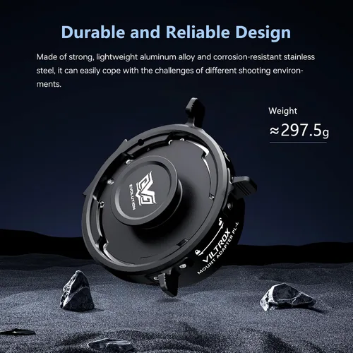 Vista 6 de VILTROX Adaptador de lente PL-L, anillo convertidor de lente de cámara, anillo adaptador compatible con lente PL a cámara de montaje en L Panasonic