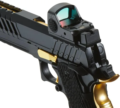 Vista 5 de Lancer Tactical - Knightshade Hi-Capa. Pistola de perdigones de aire comprimido con mira mini punto rojo