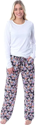 Vista 2 de Disney Womens' Villains Ursula Maleficent Evil Queen Sleep Pajama Pants