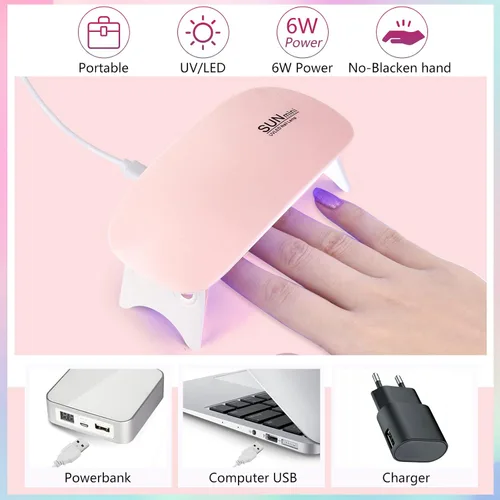Vista 3 de Mano de práctica de uñas para uñas acrílicas, kits de entrenamiento de práctica de mano de uñas flexibles, mano de uñas postizas de goma