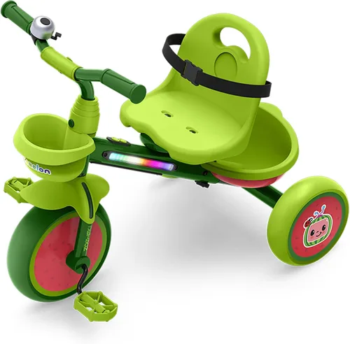 Vista 8 de Jetson Light-Up Trike, Front and Rear Baskets, Multi-Colored LED Lights, Seatbelt and Bell