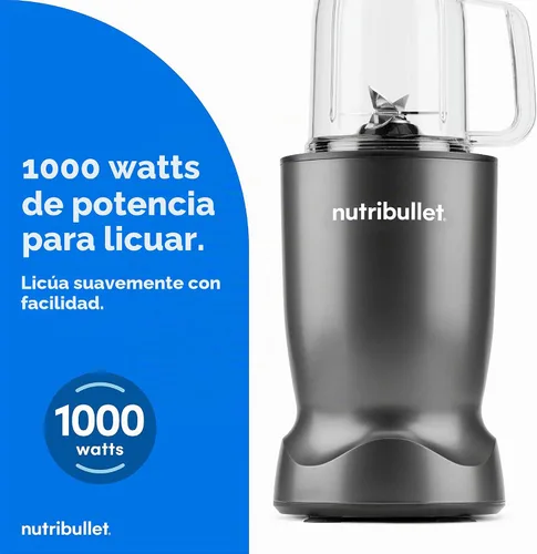 Vista 4 de nutribullet® Turbo Tumbler Edition, Licuadora personal, Gunmetal, NB30400 Pavonado