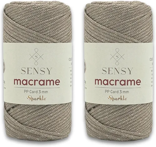 Vista 15 de Cuerda de poliéster Sensy Premium de 3 mm, 120 metros, 100% cordón de polipropileno, cuerda de macramé de 3 mm, cordón para bolsos de ganchillo