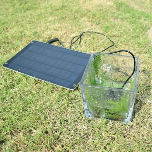 Vista 6 de FlexSolar Mini panel solar USB de 6 W, módulo monocristalino impermeable IP67 Kit de bricolaje con material PET para teléfono inteligente