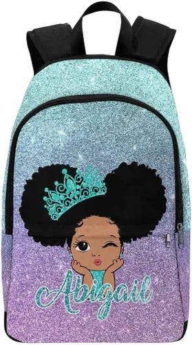 Vista 190 de Texto personalizado Elefante desgaste gafas mochila mochila mochila casual Daypack bolsa para mamá niñas, color86-4, Mochilas Daypack