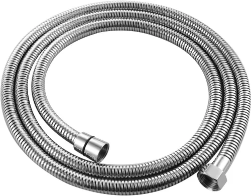 Vista 9 de CIENCIA Manguera de ducha RV de 4.9 ft de acero inoxidable flexible de repuesto con accesorios de latón, FHA018