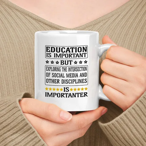 Vista 217 de Taza de cerámica blanca de 11 oz - Adquirir habilidades prácticas mientras viajas es importante