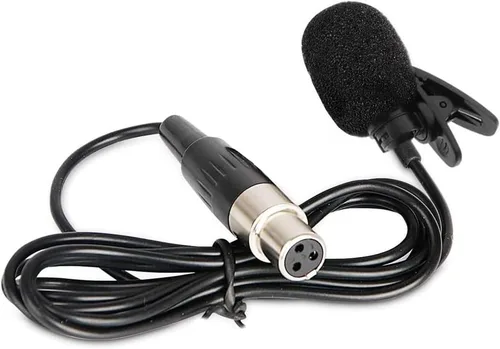 Vista 2 de Micrófono de solapa Lavalier de repuesto para transmisor inalámbrico Phenyx Pro, micrófono UHF Bodypack para PTU-71/PTU-7000/PTU-6000 con mini