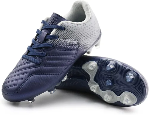 Vista 3 de Brooman - Zapatos deportivos con tacos para niños y niñas, zapatos de fútbol para usar al aire libre