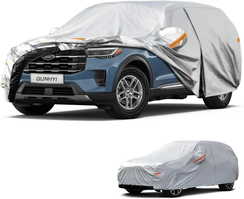 Vista 52 de GUNHYI Funda para coche SUV de ajuste personalizado para BMW X5/X6 de 2007 a 2022, 6 capas de alta resistencia, cubierta exterior completa