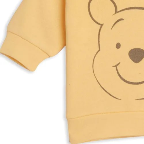 Vista 5 de Disney Classics Winnie the Pooh Mickey Mouse - Conjunto de 3 piezas con capucha y pantalones para bebé (recién nacido, 24 meses)