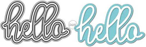 Vista 26 de DzIxY Happy Birthday Abrazos Palabras Troqueles de corte de metal para hacer tarjetas, kit de papel de relieve, troquelados, plantillas de máquina