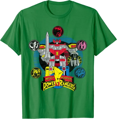 Vista 4 de Power Rangers Camiseta Megazord Asfalto