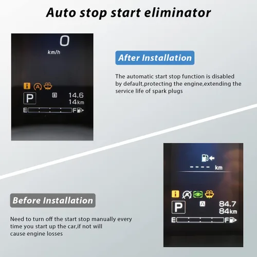 Vista 3 de Eliminador de parada de arranque automático para Subaru Forester Legacy Outback, controlador/cancelador/desactivar/eliminar para 2019-2023 Forester