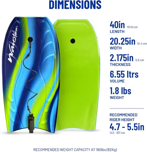 Vista 4 de Wavestorm Tabla de Bodyboard de Espuma