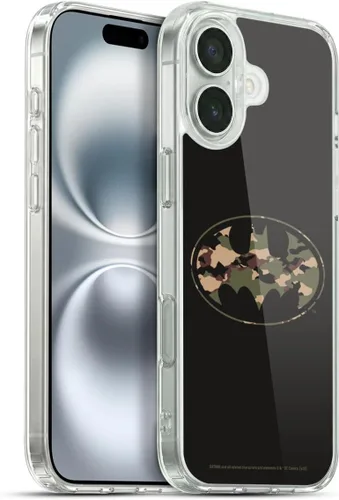 Vista 147 de Head Case Designs Funda de gel con licencia oficial de Batman DC Comics Bat Signal Logos [protección de grado militar] compatible con Apple iPhone 7