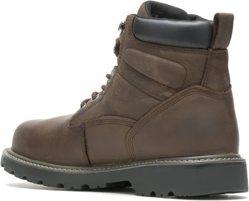 Vista 7 de Wolverine Floorhand Botas de trabajo impermeables con punta de acero de 6 pulgadas Marrón oscuro