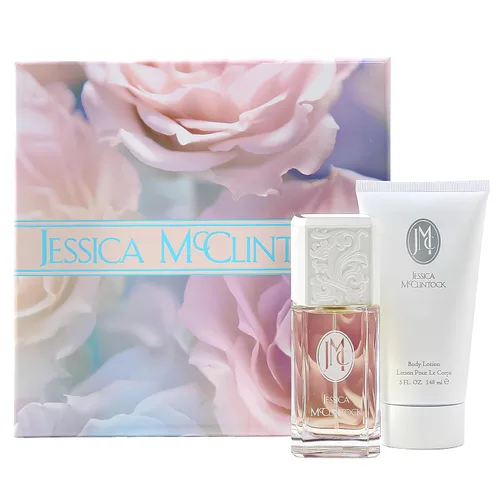 Vista 2 de Jessica McClintock Set de regalo de 2 piezas para mujer (3.4 onzas Eau de Parfum Spray + 5.0 oz loción corporal)