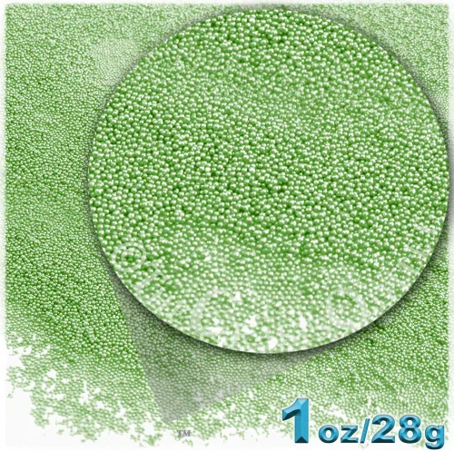 Vista 8 de The Crafts Outlet 1 oz = 0.99 oz Microperlas de plástico Nohole 0.024 in opaco marfil Peal