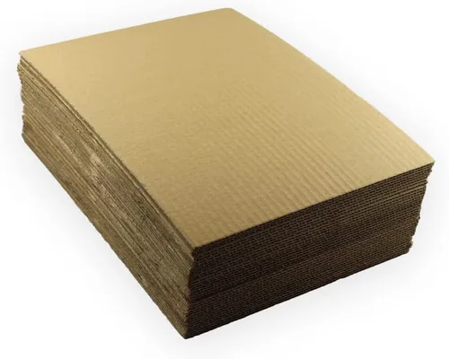 Vista 4 de EcoSwift Paquete de almohadillas de cartón corrugado ligeras de 8.5 x 11 x 0.12 pulgadas para mudanza, correo o almacenamiento (paquete de 200)